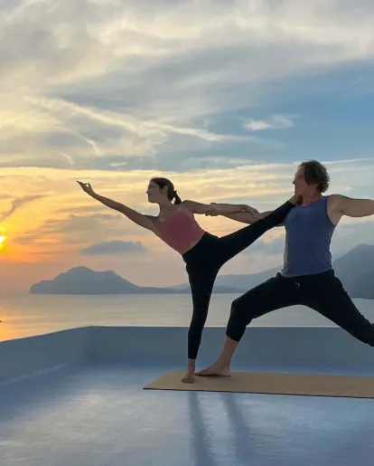 Angsana Corfu yoga outdoors spa retreat