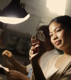 Silver crafting in Yogyakarta, Indonesia at Garrya Bianti Yogyakarta