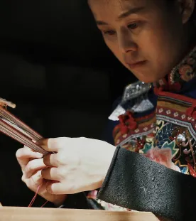 Brocade weaving by the She ethnic group of China