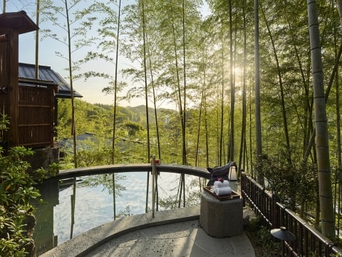 The hot springs at Homm Wenzhou Nanxijiang