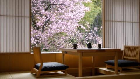 Room with Cherry Blossom view at Banyan Tree Higashiyama Kyoto